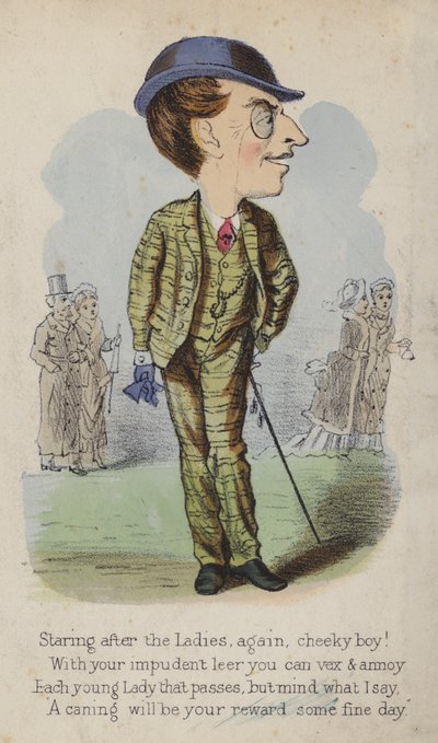 A lecherous man by English School